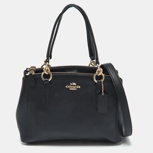 Coach Black Leather Mini Christie Carryall Satchel - Coach - Modalova