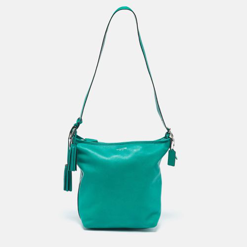 Coach Green Leather Legacy Tassel Bucket Bag - Coach - Modalova