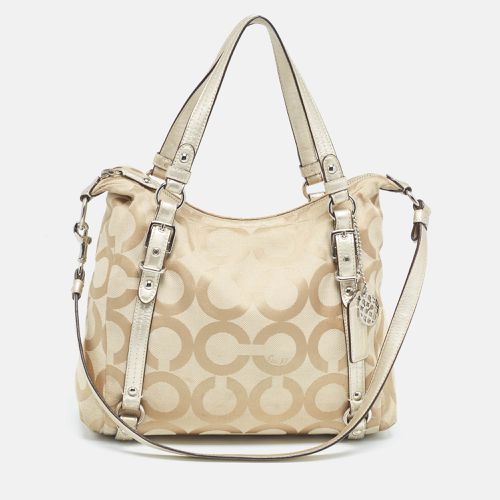 Coach Beige Signature Canvas Shoulder Bag - Coach - Modalova