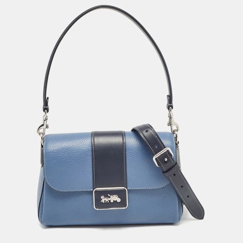 Coach Two Tone Blue Leather Grace Shoulder Bag - Coach - Modalova