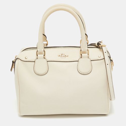 Coach Light Beige Leather Mini Bennett Satchel - Coach - Modalova