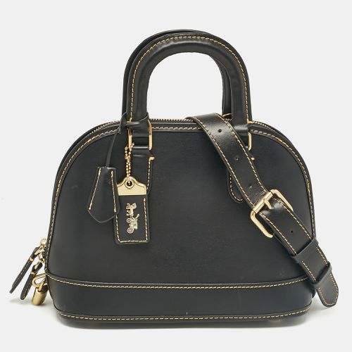 Coach Black Leather Revel Satchel - Coach - Modalova