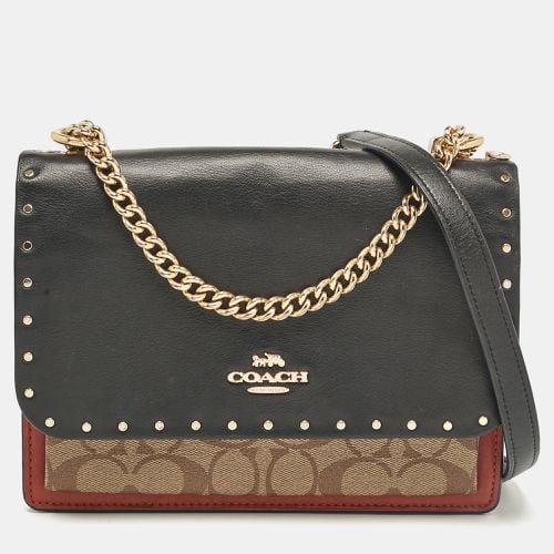 Coach Multicolor Signature Coated Canvas, Python Embossed and Leather Mini Klare Shoulder Bag - Coach - Modalova