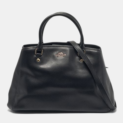Coach Black Leather Margot Carryall Satchel - Coach - Modalova