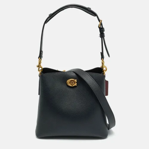 Coach Willow Black Leather Bucket Bag - Coach - Modalova