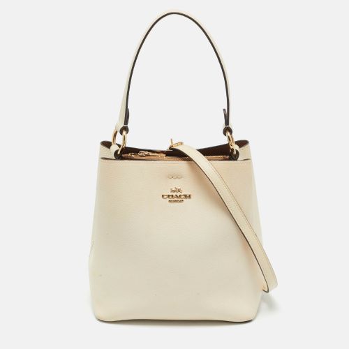 Coach Ivory Leather Small Town Bucket Bag - Coach - Modalova