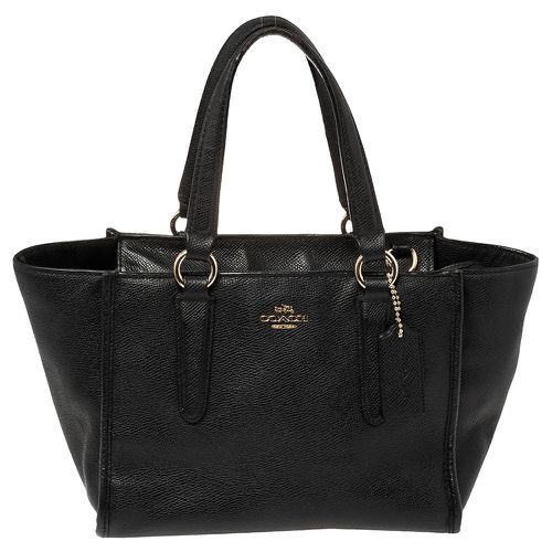 Coach Black Textured Leather Crosby Tote - Coach - Modalova