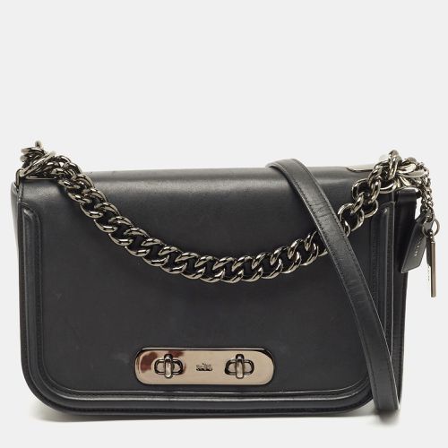 Leather Swagger Flap Crossbody Bag - Coach - Modalova