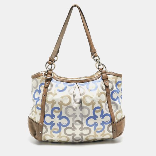 Coach Multicolor Signature Satin and Leather Hobo - Coach - Modalova