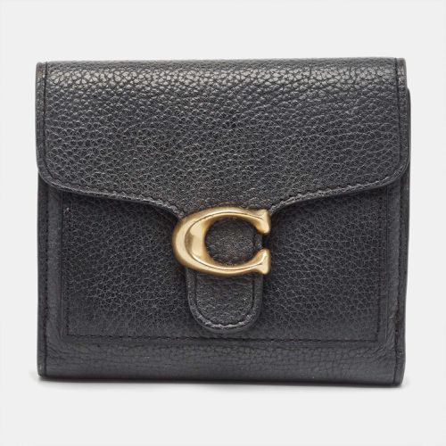 Coach Black Leather Tabby Compact Wallet - Coach - Modalova