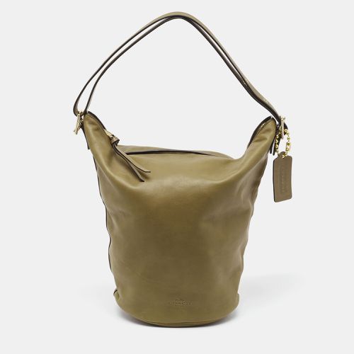 Coach Olive Green Leather Bleecker Bucket Bag - Coach - Modalova