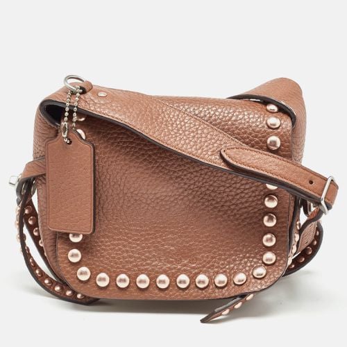 Coach Brown Leather Rivets Dakotah Crossbody Bag - Coach - Modalova