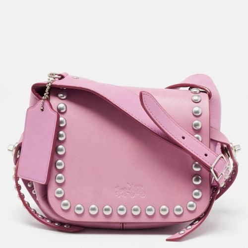 Coach Pink Leather Rivet Dakotah Crossbody Bag - Coach - Modalova