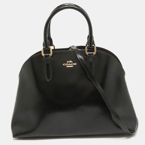 Coach Black Patent Leather Quinn Dome Bag - Coach - Modalova