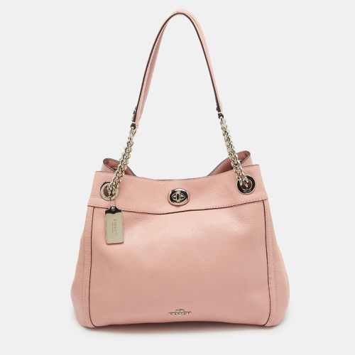 Coach Pink Leather Edie Shoulder Bag - Coach - Modalova