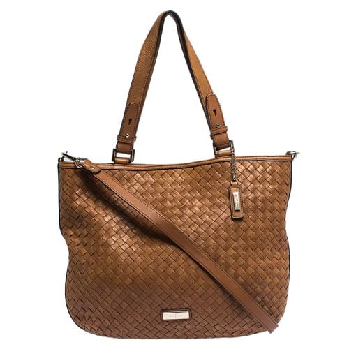 Cole Haan Brown Woven Leather Tote - Cole Haan - Modalova