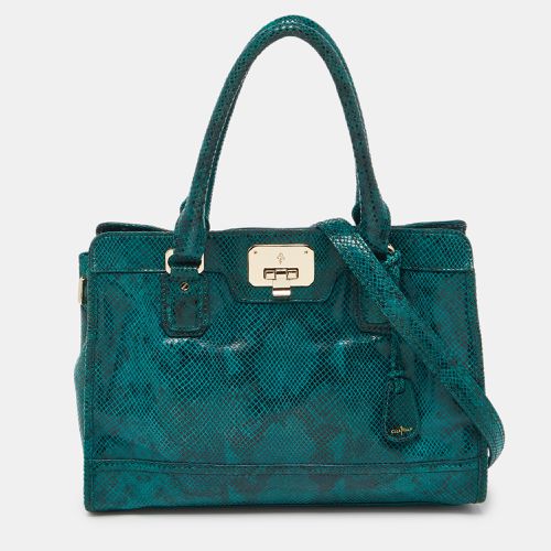 Cole Haan Green Snakeskin Embossed Leather Tote - Cole Haan - Modalova