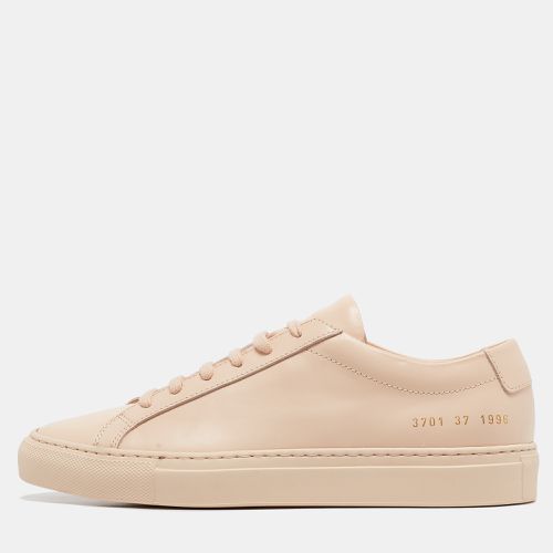 Common Projects Beige Leather Achilles Low Top Sneakers Size 37 - Common Projects - Modalova