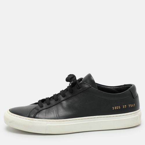 Common Projects Black Leather Low Top Sneakers Size 37 - Common Projects - Modalova