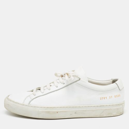 Common Projects White Leather Achilles Low Top Sneakers Size 37 - Common Projects - Modalova