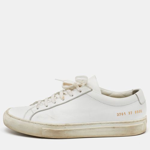 Common Projects White Leather Achilles Low Top Sneakers Size 37 - Common Projects - Modalova