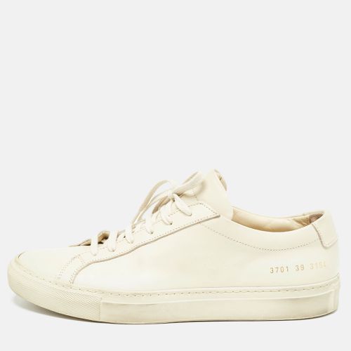 Common Projects Cream Leather Achilles Sneakers Size 39 - Common Projects - Modalova