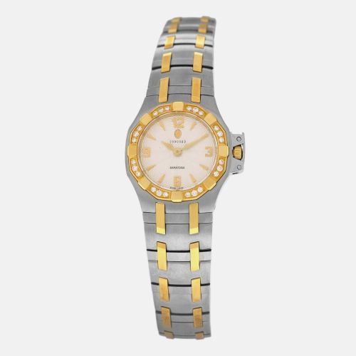 Concord Saratoga 16.25.1833S Quartz Diamond Gold Stainless Steel Women's Wristwatch 25mm - Concord - Modalova
