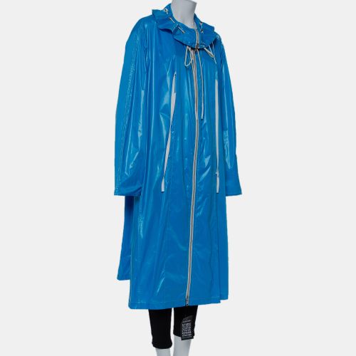 Synthetic Zip Front Oversized Rain Overcoat M - Calvin Klein - Modalova