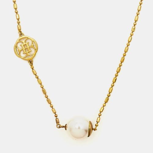 CH Faux Pearl Tone Necklace - Carolina Herrera - Modalova