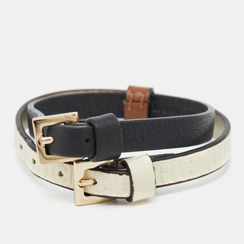 Carolina Herrera CH Leather Gold Tone Bracelet - Carolina Herrera - Modalova