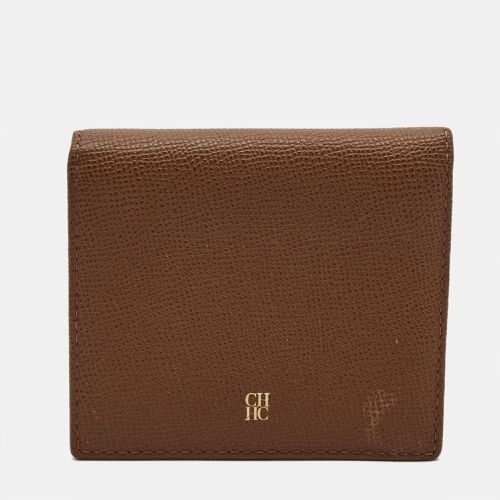 Carolina Herrera Brown Leather CHHC Bifold Wallet - Carolina Herrera - Modalova