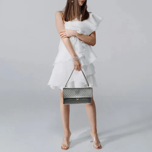 Camelot Medium Monogram Embossed Leather Top Handle Bag - Carolina Herrera - Modalova