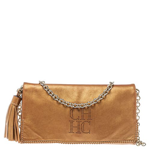 Carolina Herrera Brown Leather Chain Shoulder Bag - Carolina Herrera - Modalova