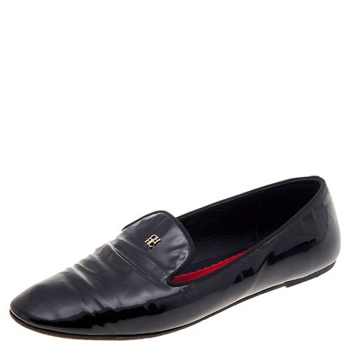 Patent Leather Smoking Loafers Size 37 - CH Carolina Herrera - Modalova