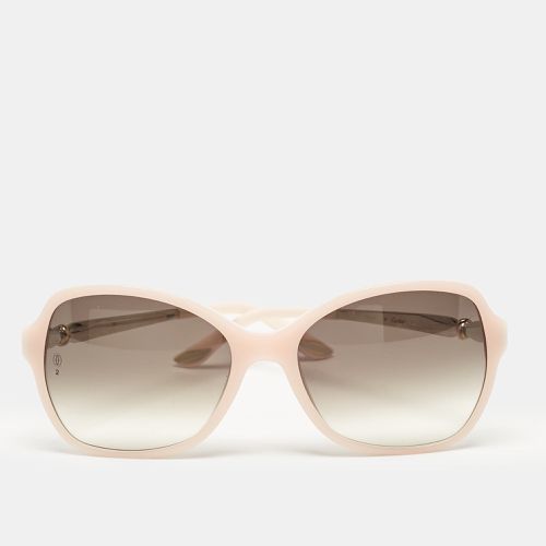 Cartier Pink/Grey Gradient Lady Trinity Emma Square Sunglasses - Cartier - Modalova