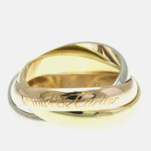 K Yellow, Rose, Gold Trinity Band Ring EU 50 - Cartier - Modalova