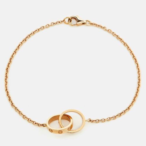 Cartier Love Interlocking Loops 18k Rose Gold Bracelet - Cartier - Modalova