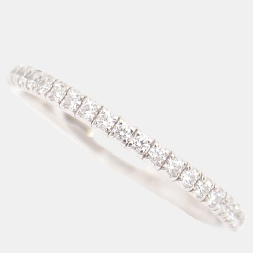 Cartier 18K White Gold and Diamond Etincelle de Cartier Band Ring EU 45 - Cartier - Modalova