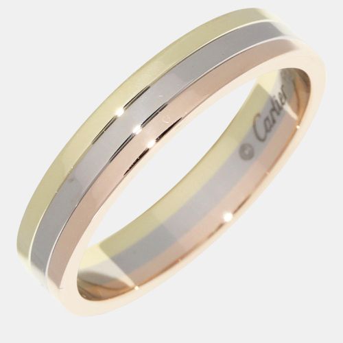 Cartier 18K Yellow,White and Rose Gold Vendome Band Ring EU 66 - Cartier - Modalova