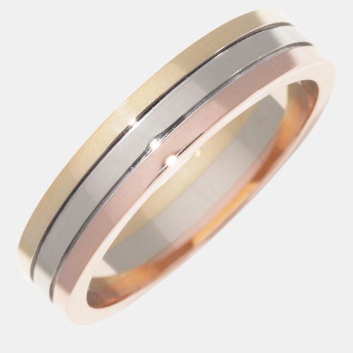 Cartier 18K Rose, White, Yellow Gold Vendome Band Ring EU 60 - Cartier - Modalova