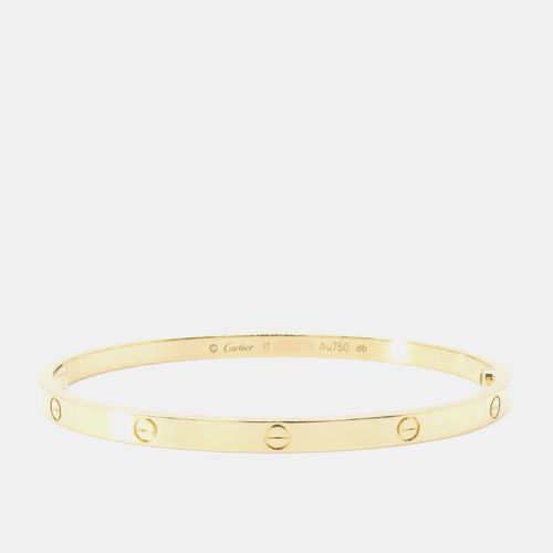 K Gold Love Bracelet Size 17 - Cartier - Modalova