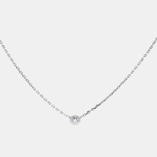 D'Amour Diamond 18k Gold XS Model Necklace - Cartier - Modalova