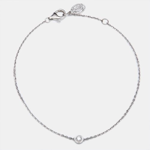 Cartier d'Amour Diamond 18k White Gold XS Model Bracelet - Cartier - Modalova