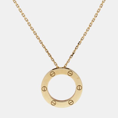 Cartier Love 18k Yellow Gold Pendant Necklace - Cartier - Modalova