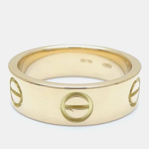 Cartier 18K Yellow Gold Love Band Ring EU 51 - Cartier - Modalova