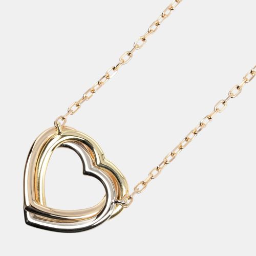 Cartier 18K Rose Gold, White Gold, Yellow Gold Trinity Heart Necklace - Cartier - Modalova