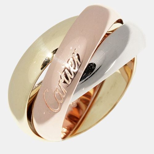 Cartier 18K Yellow,Rose,White Gold Trinity Band Ring EU 55 - Cartier - Modalova