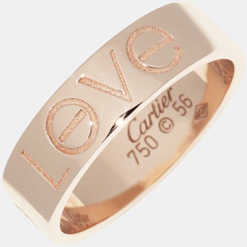 Cartier 18K Rose Gold Love Band Ring EU 56 - Cartier - Modalova