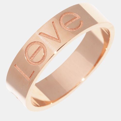 Cartier 18K Rose Gold Love Band Ring EU 60 - Cartier - Modalova