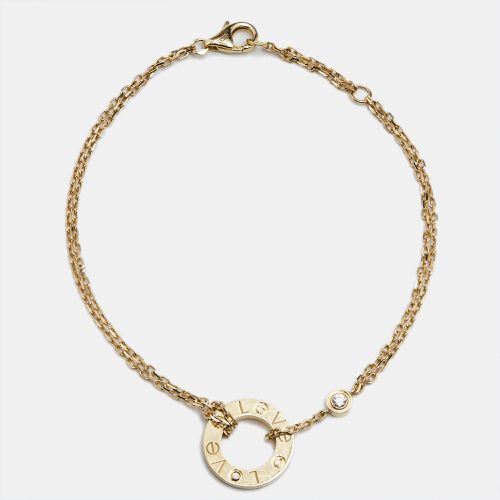 Cartier Love Diamonds 18k Yellow Gold Bracelet - Cartier - Modalova